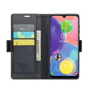 Custodia portafoglio in pelle con fibbia per Samsung Galaxy