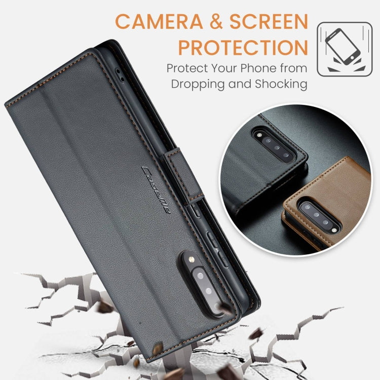 Custodia portafoglio in pelle con fibbia per Samsung Galaxy