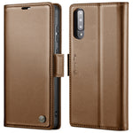 Custodia portafoglio in pelle con fibbia per Samsung Galaxy