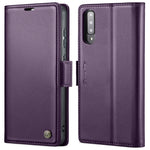 Custodia portafoglio in pelle con fibbia per Samsung Galaxy