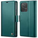 Custodia portafoglio in pelle con fibbia per Samsung Galaxy S21 5