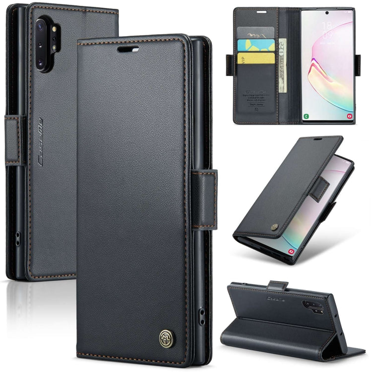 Custodia portafoglio in pelle con fibbia per Samsung Galaxy