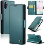 Custodia portafoglio in pelle con fibbia per Samsung Galaxy