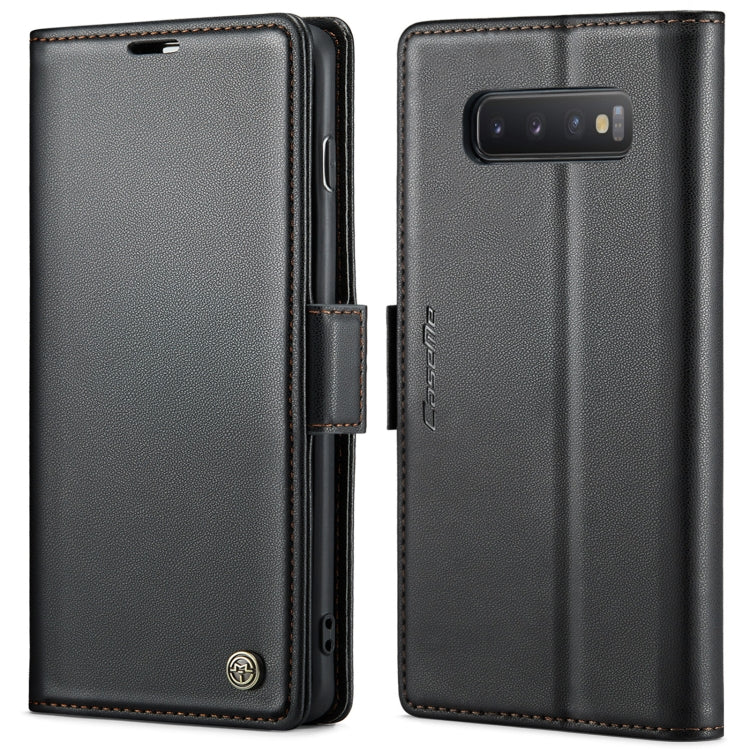 Custodia portafoglio in pelle con fibbia per Samsung Galaxy A40