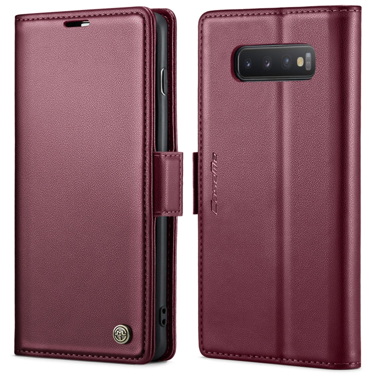 Custodia portafoglio in pelle con fibbia per Samsung Galaxy A40