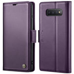 Custodia portafoglio in pelle con fibbia per Samsung Galaxy A40