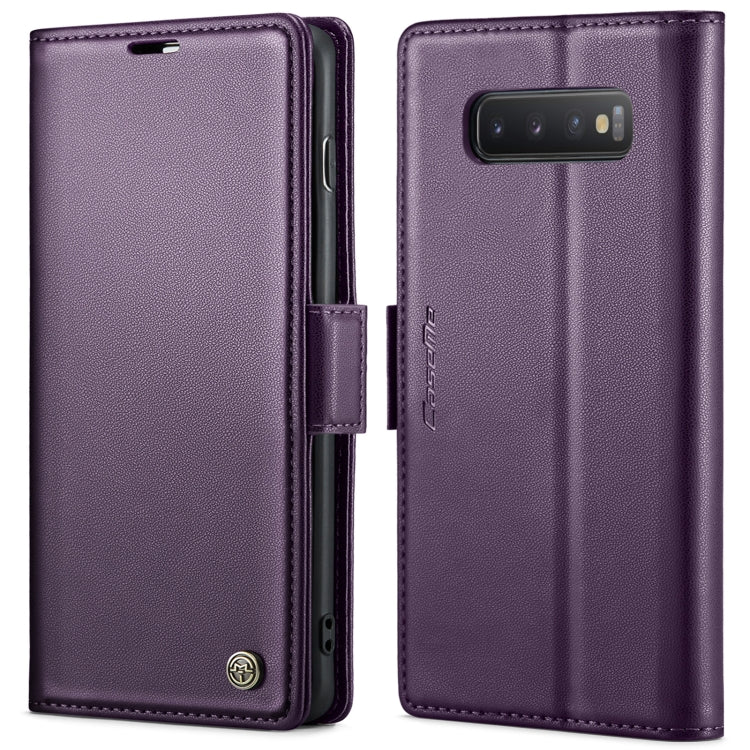 Custodia portafoglio in pelle con fibbia per Samsung Galaxy A40