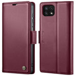 Custodia portafoglio in pelle con fibbia per Samsung Galaxy
