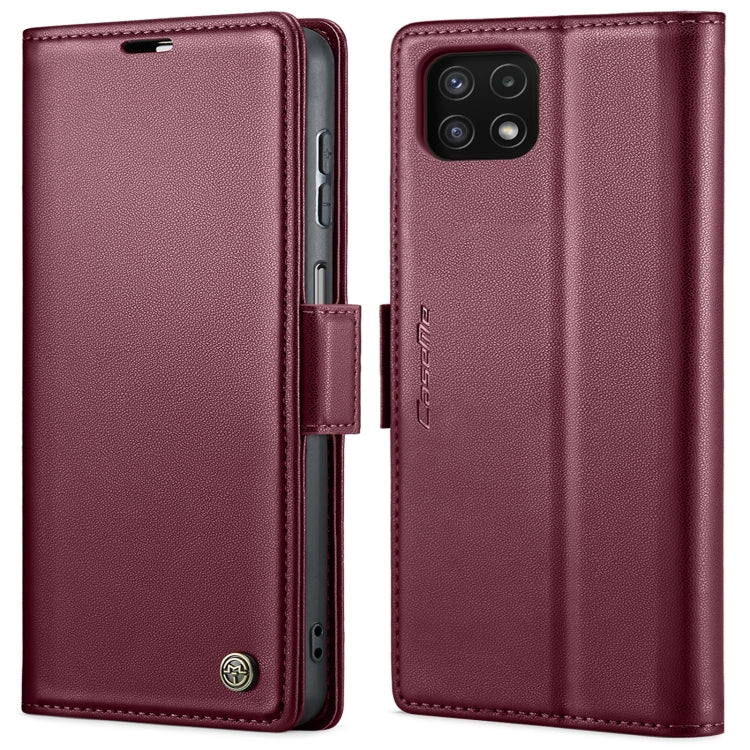 Custodia portafoglio in pelle con fibbia per Samsung Galaxy