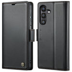 Custodia portafoglio in pelle con fibbia per Samsung Galaxy