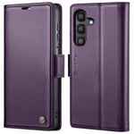 Custodia portafoglio in pelle con fibbia per Samsung Galaxy
