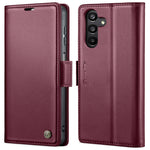 Custodia portafoglio in pelle con fibbia per Samsung Galaxy