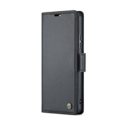 Custodia portafoglio in pelle con fibbia per Galaxy S23 5G