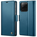 Custodia portafoglio in pelle con fibbia per Samsung Galaxy S21+