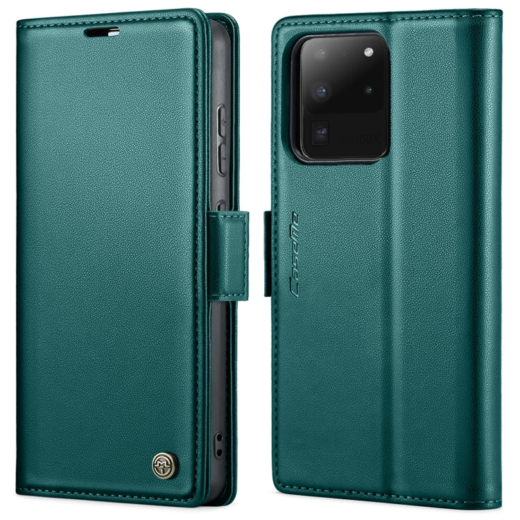 Custodia portafoglio in pelle con fibbia per Samsung Galaxy S21+