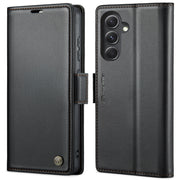 Custodia portafoglio in pelle con fibbia per Samsung Galaxy