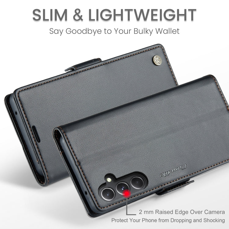 Custodia portafoglio in pelle con fibbia per Samsung Galaxy