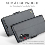 Custodia portafoglio in pelle con fibbia per Samsung Galaxy