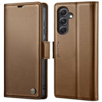 Custodia portafoglio in pelle con fibbia per Samsung Galaxy