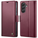 Custodia portafoglio in pelle con fibbia per Samsung Galaxy