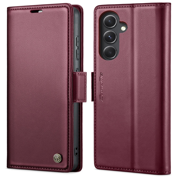 Custodia portafoglio in pelle con fibbia per Samsung Galaxy