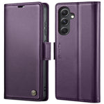 Custodia portafoglio in pelle con fibbia per Samsung Galaxy
