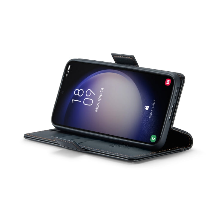 Custodia portafoglio in pelle con fibbia per Samsung Galaxy S24+