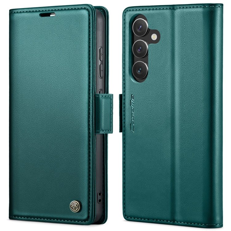 Custodia portafoglio in pelle con fibbia per Samsung Galaxy S24+