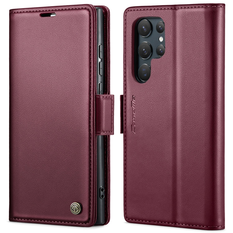 Custodia portafoglio in pelle con fibbia per Samsung Galaxy