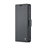 Custodia portafoglio in pelle con fibbia per Samsung Galaxy