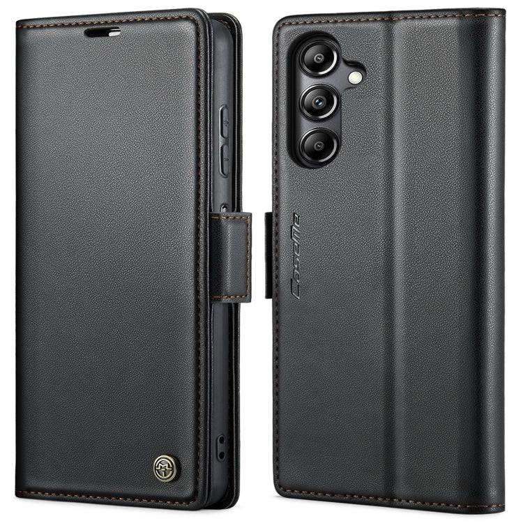Custodia portafoglio in pelle con fibbia per Samsung Galaxy S24+
