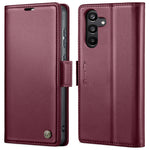 Custodia portafoglio in pelle con fibbia per Samsung Galaxy