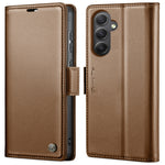 Custodia portafoglio in pelle con fibbia per Samsung Galaxy