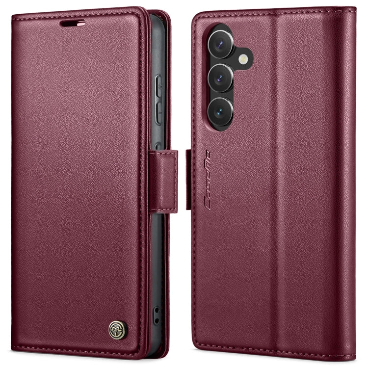 Custodia portafoglio in pelle con fibbia per Samsung Galaxy