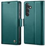 Custodia portafoglio in pelle con fibbia per Samsung Galaxy