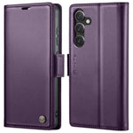 Custodia portafoglio in pelle con fibbia per Samsung Galaxy