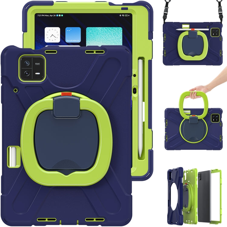 Custodia per tablet PC ibrido in silicone con supporto e tracolla, For Xiaomi Pad 6 / 6 Pro