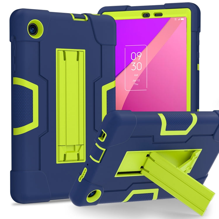 Custodia per tablet PC ibrido in silicone a contrasto di colore con supporto, For TCL Tab 8 LE / WiFi