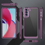 Custodia PC e TPU con pellicola per lenti per Samsung Galaxy S23