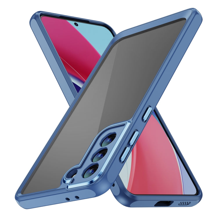 Custodia PC e TPU con pellicola per lenti per Samsung Galaxy S23