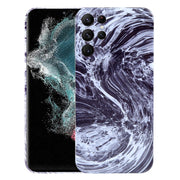 Custodia TPU motivo marmo per Samsung Galaxy S22 Ultra