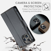 Custodia in pelle RFID CaseMe 023 per iPhone