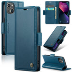 Custodia in pelle RFID per iPhone 13, 13 mini, 13 Pro e 13 Pro Ma