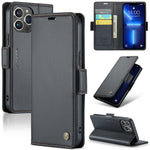 Custodia in pelle RFID per iPhone 13, 13 mini, 13 Pro e 13 Pro Ma