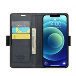Custodia in pelle RFID per iPhone 12 e 11
