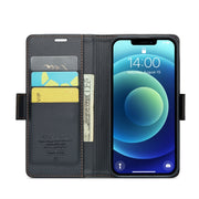 Custodia in pelle RFID CaseMe per iPhone