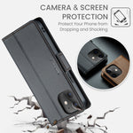Custodia in pelle RFID per iPhone 12 e 11