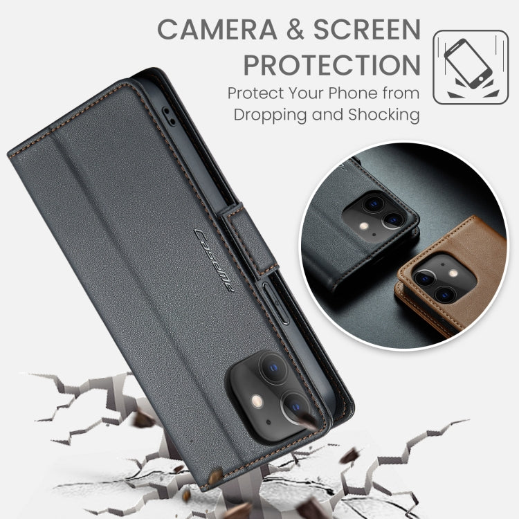 Custodia in pelle RFID per iPhone 12 e 11