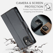 Custodia in pelle RFID CaseMe per iPhone