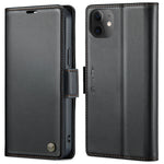 Custodia in pelle RFID per iPhone 12 e 11